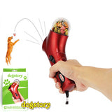 Dog Interactive Training Toys Pet Snack Catapult Launcher Outdoor Beach Toys Dog Cat Treat Launcher Snack Food Feeder