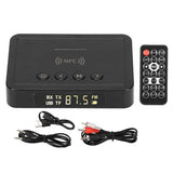 Bluetooth 5.0 Transmitter Receiver with 3.5mm AUX/2RCA/COAXIAL/OPTICAL Interface for PC TV Tablet Speaker Home Car Sound System