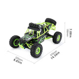WLtoys 12428（12427）2.4G 1:12 4WD Crawler Remote Control RC Car With LED Light Two Battery Buggy Vehicle with LED Light