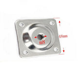 4pcs Leg Fixing Mounting Plates Table Feet Sofa Legs Brackets With Screws For Home Furniture Cabinet Hardware