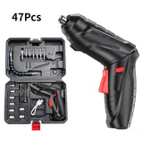 Electric Screwdriver Battery Rechargeable Cordless Powerful Impact Wireless Screwdriver Drill Electric Driver Set Screwdriver
