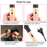Multifunctional Hair Straightener Brush Professional Hair Comb Brush Beard Straightener Electric Comb Straightener Hair Comb