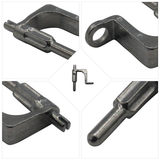 2 PCS Aluminum Alloy Durable Interior Door Handle Connecting Rod Door Handle Bracket
