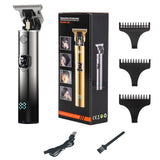 LCD Hair Trimmer For Men USB Rechargeable Hair Clipper Electric Shaver Professional Barber Beard Trimmer Hair Cutting Machine