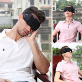 3D Natural Sleeping Eye Mask Cover Eye Aid Sleep Shading Eyepacth Adjustable Length Breathable Unisex Men Women Blindfold Goggle