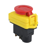 250V 16A IP54 Start Stop Switch No Volt Release Switch With Emergency Stop Push Button Electromagnetic On Off Switch