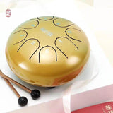 tongue Drum 6 Inch Steel Tongue Drum 8 Tone Handpan Drum Set with Sticks Carrying Bag Drum for Meditation Percussion Instruments