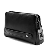 Men's Fingerprint Bags for men Leather Hand Bag Male Long Money Wallets Mobile Phone Pouch Men Messenger Bag Anti-Theft