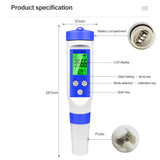 Blue Tooth 5 in 1 PH Meter PH/EC/TDS/Salinity/TEMP Smart Online Monitor APP Control for Aquariums Pool Digital Water Meter Tool