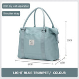 Portable Man Women Sports Gym Handbag Large Capacity Handheld Luggage Bag Outdoor Travel Fitness Duffel Bag