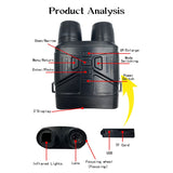 NV4000 200M HD Night Vision Binoculars Hunting Cameras Optical 850Nm HD Night Vision Binocular Night Goggles 5X