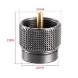 1L Propane Fuel Tank Adapter Lindal Valve Output Camping Stove Tank Converter