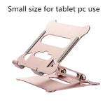 Laptop Stand Height Adjustable Aluminum Laptop Riser Holder Portable Ergonomic Notebook Mount Up to 17'' for MacBook Air Pro
