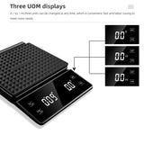3KG/0.1g Electronic Kitchen Scale LCD Digital Precision Scale With Timer Scale Smart Coffee Scale Household Food Scale with Pad
