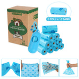 150pcs Pet Dog Poop bag biodegradable garbage Bags For dogs cats animal Outdoor Clean Pets dog products Green/blue