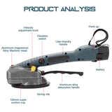 Cordless Tile Tiling Machine Li-ion Smart Wall Floor Tiles Laying Vibrating Tool with 100*100mm Suction Cup with 1/2pcs Batter