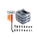 1 Set/635 Pcs Car Rivet Fastener Retainer Push Pin Body Bumper Rivet Trim Moulding Retainer Clip Accessories Kit with