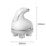 Pet Cat Dog 3D Head Massager Vibrating USB Wireless Waterproof Scalp Massager Promote Head Blood Circulation Health Care Tool