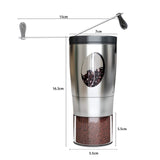 Manual Ceramic Coffee Grinder Stainless Steel Adjustable Coffee Bean Mill With Rubber Loop Ring Easy Clean Kitchen  timemore