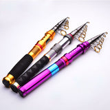 Carbon Fiber Rotating Fishing Rod Carp Feeding Rod Travel Mini Fishing RodRetractable Rock Fishing Rod High Quality 1.5m-3.6m