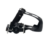 1pair Self Lock Harness Adjustable Strap Professional Non Slip Cycling Spin Bike Pedal With Toe Clip Fixed Gear Indoor Exercise