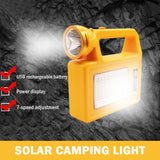 LED Emergency Spotlight Rechargeable Portable Work Lights 7 Lighting Modes 3600mAh Battery for Fishing Night Market