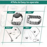 Contact Lens Washer Ultrasonic Jewelry Cleaner Bath For Watches Glasses Denture Teeth Makeup Brush Cleaner EU Plug