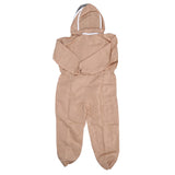 Professional Ventilated Full Body Beekeeping Bee Keeping Suit with Leather Gloves
