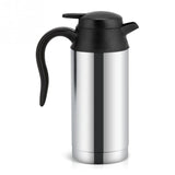 12V 750ml Vehicular Kettle Car Electric Pot Stainless Steel Coffee Mug With Cigarette Lighter Auto Accessories Coffee Kettle