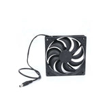 3W 5V 2A Solar Panel Fan Solar Powered Exhaust Fans Kit For Chicken Coops Greenhouses Plastic Black