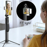 Bluetooth Selfie Stick, Wireless Tripod Remote Control, Portable Phone Holder, Stabilizer, Anti-Shake Gimbal