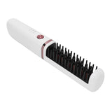 Electric Comb Comfortable Handle Heating Evenly Electric Hair Straightener for Travel