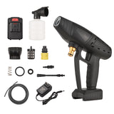Cordless Pressure Washer for Washing Cars Flowers Floors Siding Fences with 24 V Battery Accessories Charger 5m Water Inlet Pipe