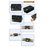 JUNTEK KL110F 0~100A Coulomb Counter Lithium Battery Battery Car Battery Lithium Iron Phosphate Capacity Tester BT APP Monitor