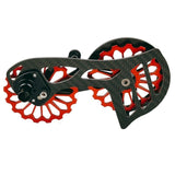 Dropship-Road Bike Rear Derailleur for Shimano 6700 6770 6800 6870 9000 9070 Carbon Fiber 17T Pulley Bicycle Derailleur