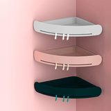 Toilet Rack Free Punch Toilet Toilet Washstand Triangle Suction Cup Wall-Mounted Bathroom Storage Rack
