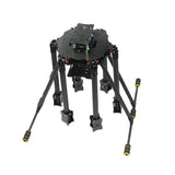 DIY T850 850mm 6-Axle Carbon Fiber Frame Kit 4108 380KV Brushless Motor 40A ESC AT10 Radio W/ 2-Axle Assembled Brushless Gimbal