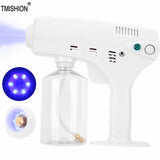 Hair Spray Humidifier Nano Spray Gun Handhold Electrostatic Moisturizing Steam Wireless Blue Ray Anion Sprayer