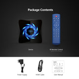 X96Q MAX TV Box Network Player H616 2.4G/5.0G Android 10.0 4G+32G Dual-Band WIFI (EU Plug)