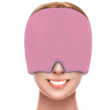 Upgraded Full Coverage Migraine Ice Head Wrap Headache Relief Hat Hot And Cold Therapy Migraine Cap Beauty Health Head Massager