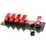Replacement 6Gang  Start Push Button Switch ＆  Ignition Toggle 12V
