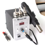 Soldering Desoldering Station 858D 220V / 110V 700W Adjustable Digital Display Heat Gun BGA SMD Hot Air Gun Rework Solder Repair