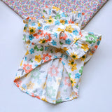 Lace Floral Dog Dress Summer Pet Clothes Cat Skirt Yorkshire Pomeranian Shih Tzu maltese Schnauzer Clothing Female Dog Costumes
