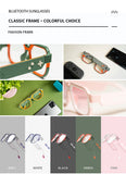 GB-30 Fashion Smart Audio Glasses HD phone call Wireless Bluetooth 5.0 Headset UV400 Against Blue Light Bass Hifi Open Ear Speak