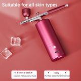 Oxygen Injector USB Air Compressor Kit Air-Brush Paint Spray Gun Airbrush for Nail Art Tattoo Craft Cake Nano Fog Mist Sprayer