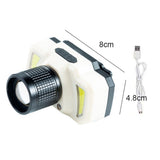 LED Headlamp Flashlight Bright USB Rechargeable Head Lamp Torch Waterproof Headlight for Camping Hiking Outdoors