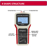 Photovoltaic Panel Power Supplys Multimeter Auto Manual MPPT Detection with LCD Screen with Backlight Open Circuit Voltage
