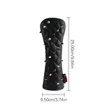 1 Pcs Golf Headcovers Rivets PU Leather For Driver Fairway  #3 #5 Hybrids Putter Black White Red