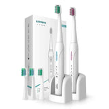 LANSUNG SN901 Sonic Electric Toothbrush Rechargeable Tooth Brushes 4 Pcs Replacement Heads Ultrasonic  Electric Toothbrushes