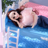 Double-Desk Bed Doll House Toys Furniture For 30cm Doll Accessories Puzzle Girls Toy Baby Gift Girls Toys For Children